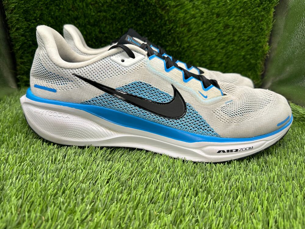 Nike Air Zoom Pegasus 41 FD2722-119 Athletic Sneaker Mens 14 White Mesh Training